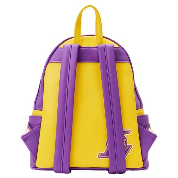 Loungefly Los Angeles Lakers patches mini backpack - Picture 4 of 8